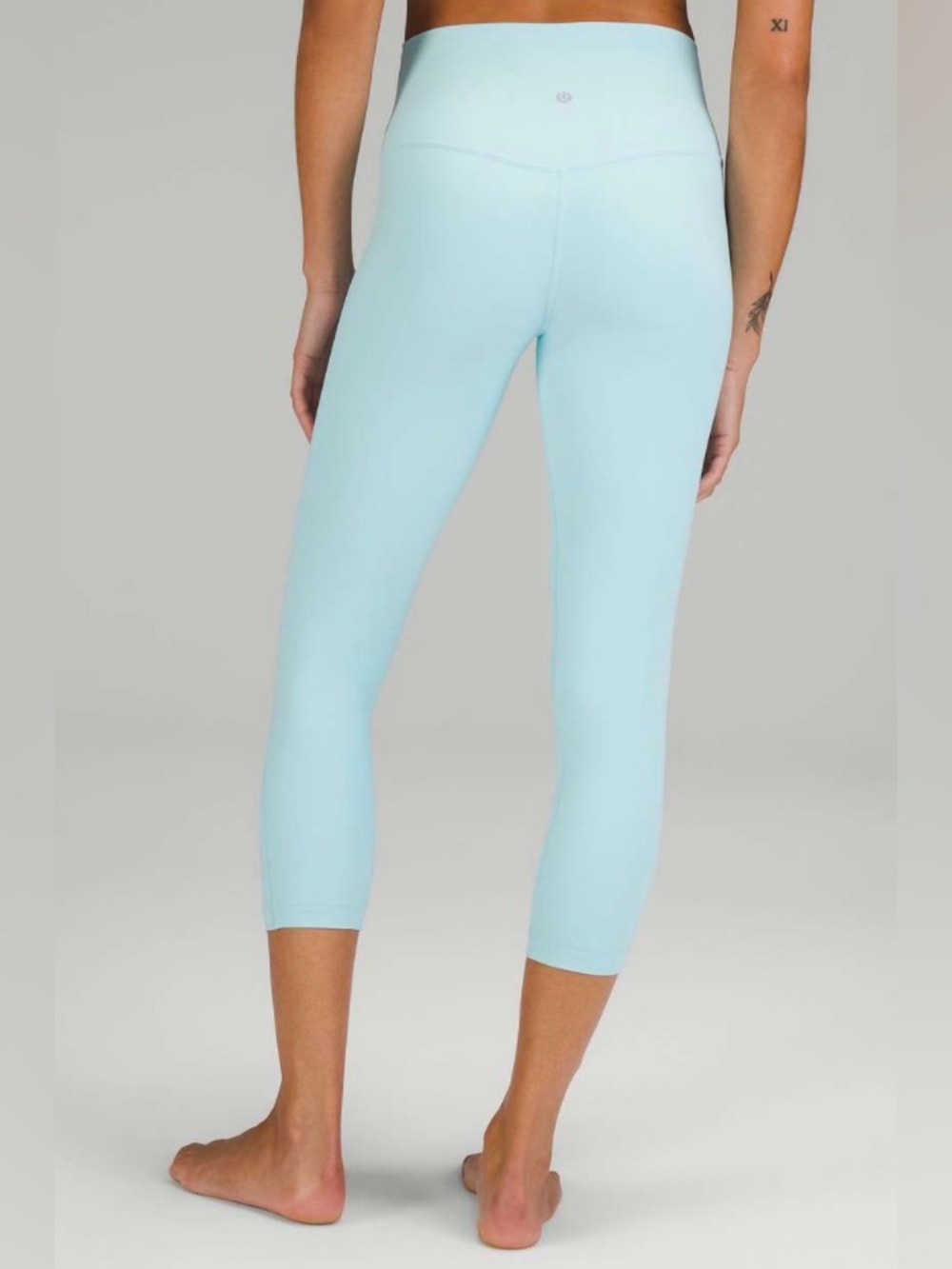 Lululemon Align High-Rise Crop 23 inch in Icing leggings